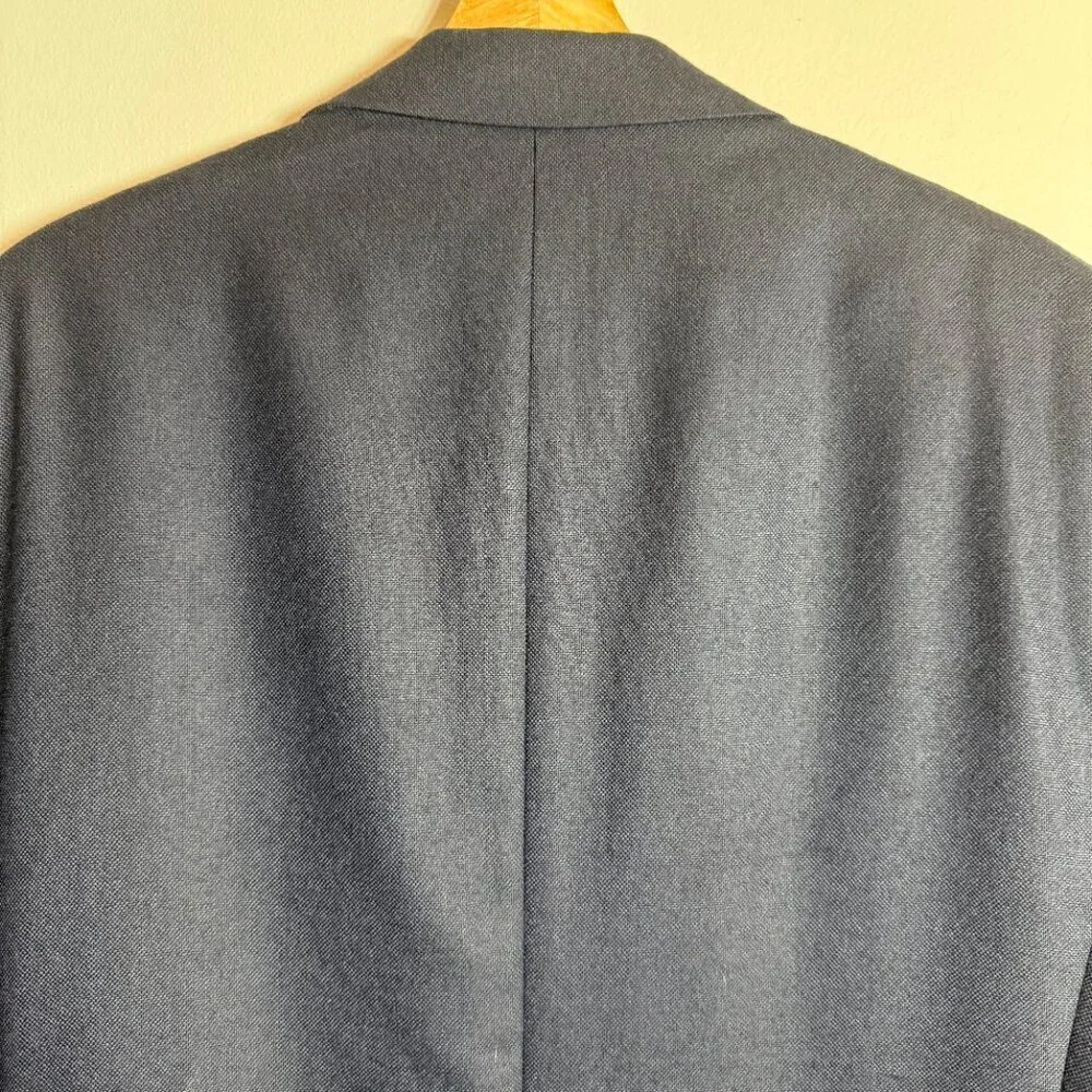 Brooks Brothers Fitzgerald Wool Sport Coat Dinner Jacket Blazer Men's 42L Blue